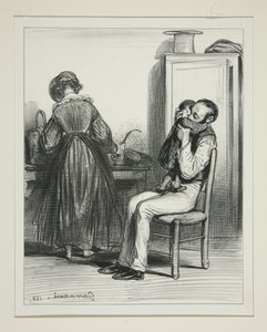 Kleiner Mann, wir bringen dir deine Mütze... von Paul Gavarni
