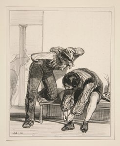 Leih mir zwanzig Francs, Guillemain... von Paul Gavarni
