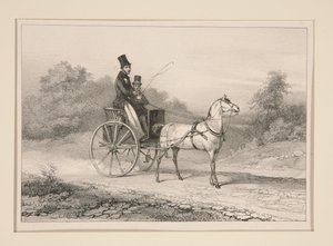 Spaziergang. von Paul Gavarni