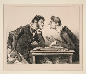 Pythagoras sagte: von Paul Gavarni