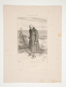 Neunzig Jahre alt (Chevallier, Gavarnis Vater) von Paul Gavarni