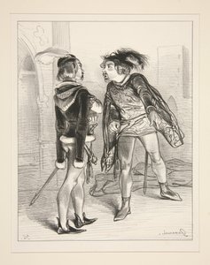 Seigneur de Bougiral, ich brauche all Ihr Blut, um diese Beleidigung zu waschen!... von Paul Gavarni