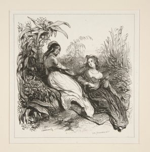 Sechs kleine Salonduette von Paul Gavarni