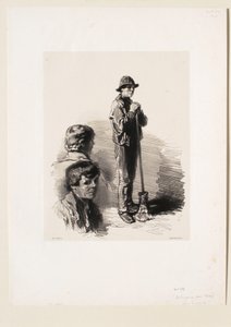Straßenkehrer von Paul Gavarni
