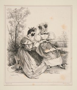 Ländliche Toilette von Paul Gavarni