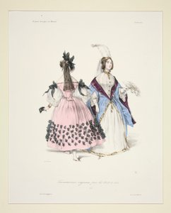 TRAVESTISSEMENS (sic) ORIGINAUX für die Bälle von 1834. 5 und 6.