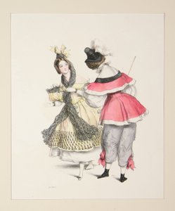 ORIGINELLE VERKLEIDUNGEN (sic) für die Bälle von 1834. Nr. 3 und 4. von Paul Gavarni