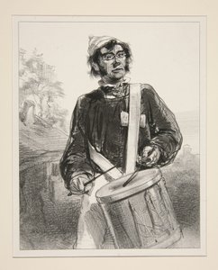 Dorftrommler von Paul Gavarni