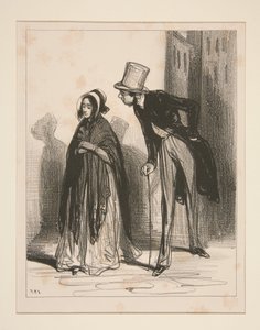 Verlorene Zeit von Paul Gavarni