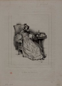 Der Morgenmantel von Paul Gavarni