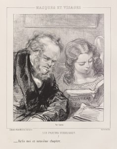 Die schrecklichen Eltern, Klavier (Les parents-terribles, piano) von Paul Gavarni