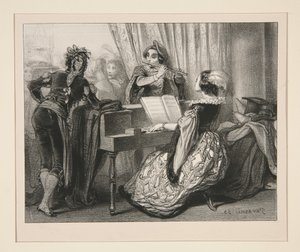 Ein Kostümball von Paul Gavarni