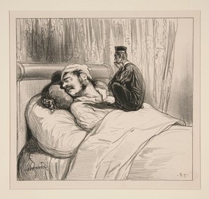 Ein Albtraum von Paul Gavarni