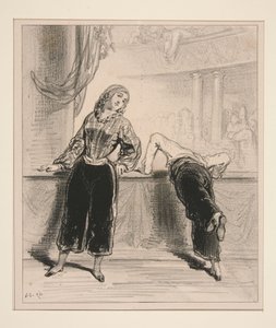 ...Ein Haufen Unruhestifter und Unruhestifterinnen... von Paul Gavarni