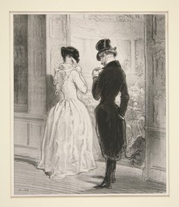 Eine Eroberung von Paul Gavarni