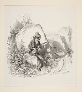 Eine Szene im Apennin von Paul Gavarni