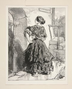 Eine Teilhaberin in Edinburgh. von Paul Gavarni