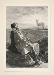 Vision von Eustache von Paul Gavarni