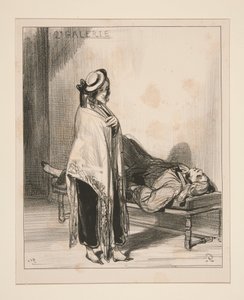 Voila un feneant (sic) qui dort et qui laisse une pauv