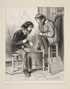 Siehst du, Kamerad, so wirst du immer finden... von Paul Gavarni