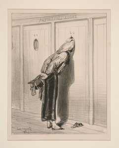 Voyons Angelina, hast du genug posiert, Monsieur?... von Paul Gavarni
