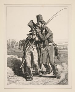 Voyons, Salomon, bin ich dein Freund? von Paul Gavarni