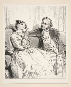 Sehen wir mal, keuscher Autor meiner Worte, Sie geben mir eine Rolle...?... von Paul Gavarni