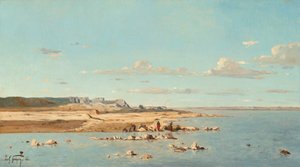 Wäscherinnen am Ufer der Durance, 1866