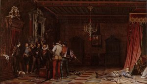 Die Ermordung des Herzogs von Guise im Schloss von Blois von Paul Delaroche