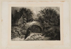 Eine Brücke in der Auvergne. Beraldi 64 IFF 44 von Paul Huet