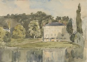 Ansicht des Schlosses in Folembray, ca. 1831 von Paul Huet