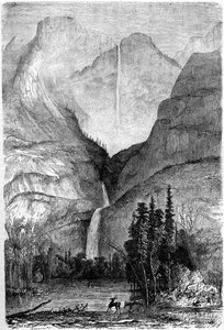 Yosemite-Fälle, Kalifornien, 19. Jahrhundert