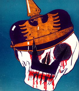 Karikatur von Kaiser Wilhelm, 13. April 1916