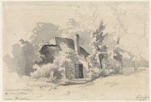 Pfannkuchenhaus De Schaapskooi Das Pfannkuchenhaus De Schaapskooi bei Haarlem (Titel auf dem Objekt) von Paul Joseph Constantin Gabriel