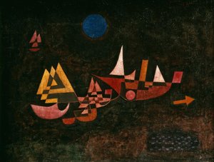 Abfahrt der Schiffe von Paul Klee