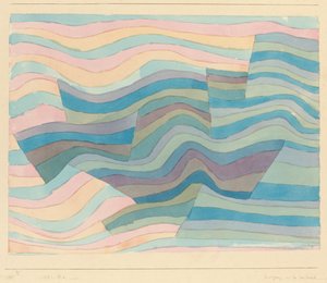 Bewegung an der Steilküste von Paul Klee