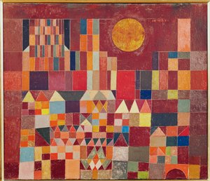 Schloss und Sonne von Paul Klee