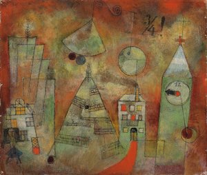 Schicksalstunde um dreiviertel zwölf von Paul Klee