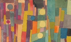 Im Stil von Kairouan, ins gemäßigte übertragen von Paul Klee