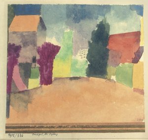 Landgut bei Fryburg Landhaus bei Freiburg, 1915