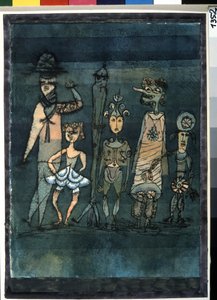 Masken. Gemälde von Paul Klee (1879-1940) von Paul Klee