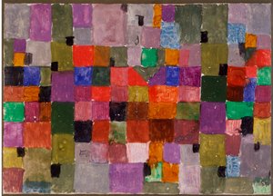 Nördlicher Ort (Place du Nord) Mischtechnik auf Karton von Paul Klee (1879-1940)