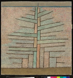 „Pin“ (Kiefer) - Gemälde von Paul Klee (1879-1940) von Paul Klee