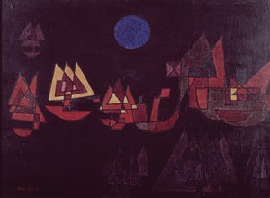 Schiffe im Dunkeln von Paul Klee