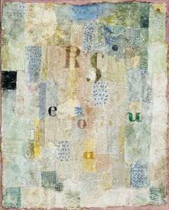 Die Gesangsfabrik der Sängerin Rosa Silber von Paul Klee