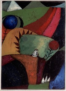 Drei Glockenblumen von Paul Klee