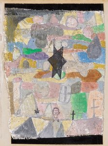 Unter einem schwarzen Stern, 1918 von Paul Klee