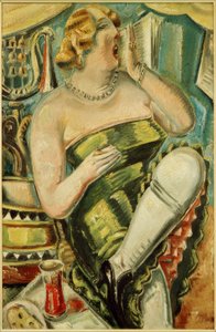 Gähnende Dame von Paul Kleinschmidt