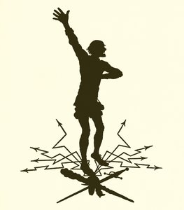 Ein Sommernachtstraum, Silhouette von Paul Konewka