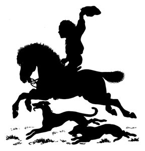 Silhouette von Paul Konewka